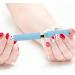5 Pack Glass Nail File Professional Crystal Nail File Multicolor Crystal Nail File Set with Case Fingernail Files Double-Sided Nail Files for Natural Nails Manicure Tools Gift for Women and Girls Blue-pink-green-red-white - Buy Online on GoSupps.com