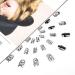 Sethexy Black Space Wrong Nails - 24 St Shiny White Medium Acrylic Nail Tips for Women & Girls - Fashion Nail Art - Buy Online on GoSupps.com
