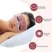 Satin Silk Eye Mask for Women - Soft Breathable Sleep Mask for Travel - Pink - Buy Online on GoSupps.com