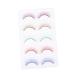 Healeved 5 Pairs Colored False Eyelashes Makeup Curly Eyelashes Faux Eyelashes False Lashes Fake Eyelashes Women Eyelashes Extensions Stage Eyelash Cosmetics Artificial Fiber Miss Make up