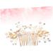 FRCOLOR Hair Jewelry for Women Hair Accessories for Women Wedding Hair Accessories Handmade Hair Combs Golden Hair Comb Tiara Rhinestone Comb Pearl Hair Comb Crystal Headgear Bride - Buy Online on GoSupps.com