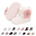 outfit spring Baby Winter Warm Fleece Bootie Newborn Non-Slip Soft Sole Winter Shoes Sock Shoes Cute Adjustable Crawling Shoes Prewalker Boots for Girls Boys Toddler 0-18 Months 6-12 Months E White