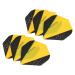 PATIKIL Dart Flights, PET Standard Darts Accessories Replacement Parts for Soft & Steel Tip Yellow