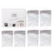 6 pieces of eyebrow mapping cord for microblading threads in front of colored eyebrow threads eyebrow measuring threads eyebrow-microblading accessories for eyebrow measurement (white)