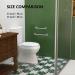2 Pack 12 Inch Chrome Anti-Slip Shower Grab Bar Set - Stainless Steel Bathroom Support Bars for Elderly, Senior, Handicap - Knurled Design for Safety and Stability - Buy Online on GoSupps.com