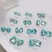 FEIlei 10x/Set Butterfly Nail Rhinestones Square Nail Charms DIY Hearts Nail Art Charms - Buy Online on GoSupps.com