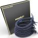 Mandouki hair tie (6 pieces) - Elegant braided hair tie: ultimate support and durability for women and girls azure blue