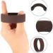 Buy Silicone Foldable Elastic Hairband - Magic Ponytail Holder & Stretch Hair Tie (2 Tablets) - Durable Brown Ponytail Headband Rope for International Shipping - Buy Online on GoSupps.com