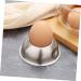 Zerodeko Egg Serving Cup Table Hard Storage Tabletop for Household Stainless Stand Kitchen Silver Spoon Egg Holder Tray - Buy Online on GoSupps.com