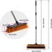 Stiff Floor Brush Scrubber - Stiff Bristle Scrubber Portable Outdoor Sweeping Brush for Floors Shower Cleaning Brush Floor Scrub Brush for Balconies Decks 40cm - Buy Online on GoSupps.com