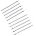 10PCS Piercing Needles, Disposable Ear Nose Navel Nipple Lip Piercing Needles Stainless Steel Sterile (16G)