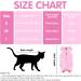 Yoolhamy Cat Recovery Suit | Elizabethan Collar Alternative for Wounds | Anti-Lick Abdominal Care | Pink & White | Size S - Buy Online on GoSupps.com