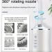 Portable Dental Flosser Water Jet Oral Irrigator for Teeth Dentures & Braces - Rechargeable Multiple Pressure Modes - International Shipping Available - Buy Online on GoSupps.com