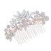 DOITOOL 1pc Bridal Hair Combs Rhinestone Comb Rhinestone Haircombs for Women Wedding Hair Bridal Side Combs Bridal Headpiece Comb Rhinestone Headpiece Accessories Bride Alloy