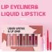 Lip Pencil and Lipstick Set Lipstick and Lip Pencil Set - Liquid Lipstick Set Non-stick Lip Makeup Set Lip Pencil Set - Buy Online on GoSupps.com