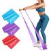 Beenax Resistance Bands - Exercise Bands to Build Muscle Flexibility Strength for Pilates Yoga Rehab Stretching Fitness Gym Physio Strength Training and Workout - Men & Women 6. Set of 3