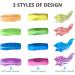 Yutou 12-Piece Ergonomic Pencil Grips for Kids - Silicone Writing Aids for Left-Handed & Right-Handed Children (3 Styles Multi-Colored) - Buy Online on GoSupps.com