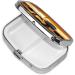 Airplane Evening Light Pill Case | 2 Compartment Cute Travel Pill Organizer - Perfect for Purse & Gifts - Buy Online on GoSupps.com