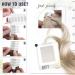 Easyouth Tape in Human Hair Extensions Black Silver Ombre 14 Inch 40g 20Pcs | Natural Black to Silver Balayage Glue in Hair Extensions - Buy Online on GoSupps.com