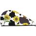 Black Cow Print Hair Towel with Sunflowers | Super Absorbent Coral Velvet Wrap for Long Curly & Thick Hair - Quick Dry Microfiber for Women - Buy Online on GoSupps.com