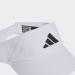 Buy adidas Aeroready Visor Hat - One Size (Large 60 cm) in White/Black | International Shipping Available - Buy Online on GoSupps.com