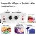 Double Wax Warmer Professional | Electric Hair Removal Heater | Adjustable Temperature | SPA Equipment with 140 Wooden Sticks - Buy Online on GoSupps.com