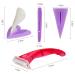 NEWJINDA Bikini Trimmer Shaver for Women - Pubic Hair Razor with 3 Shapes Stencil (Heart, Straight, Triangle) - Buy Online on GoSupps.com