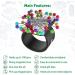 Sew Your Way Magnetic Pincushion 9 Inch Black Band Magnetic Wrist Pin Holder for Sewing and Quilting - Perfect Gift for Sewers and Hairstylists - Buy Online on GoSupps.com