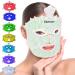 7 Color LED Face Mask Light Therapy Red Light Therapy Mask for Face Cordless LED Face Mask Skincare Wireless Blue Light Facial Mask for Home and Travel Use
