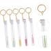 FRCOLOR 10 pcs Brush Lash Mascara Keychain Wand Girl Women Makeup Tube Crystal Mascarades - Buy Online on GoSupps.com