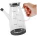 ABOOFAN Vinegar Bottle Bbq Sprayer Container with Lid Soy Sauce Oil Decanter Glass Honey Dispenser Olive Oil Bottle Dispenser Oil Pourer Glass Oil High Borosilicate Glass Thicken - Buy Online on GoSupps.com