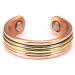 EnerMagiX Tri Tone Magnetic Copper Rings for Women | 4 Magnet Jewelry | Women's Day Gift - Buy Online on GoSupps.com