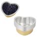 Wax Aluminum Melting Bowls - Golden Heart Shape High Temperature Resistance for Hair Removal | International Shipping - Buy Online on GoSupps.com