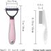 Buy Dog & Cat Double-Sided Fur Comb - Detangling & De-Matting Tool | Small Pink Stripper for Effective Animal Care - Buy Online on GoSupps.com