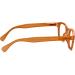 High-Quality Bio-Based Orange Round Reading Glasses +1.5 | Flexible & Sustainable Danish Design for Men & Women - Buy Online on GoSupps.com