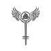 Dopetattoo Thor Six sheets Temporary Tattoos for Men and Women Valkyrie Vikings Shieldmaiden Odin Symbol Abstract Ancient Black Design Emblem Feather Fake Tattoo Kits Sets Neck Arm Hands Leg