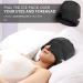 Wearable Gel Ice Headache Relief Headband - Long-Lasting Cooling Therapy for Migraine & Tension Relief - Black - Buy Online on GoSupps.com
