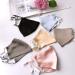 ROSEWARD 100% Mulberry Silk Face Mouth Mask with Filter Pocket Adjustable Black&dark Grey - Buy Online on GoSupps.com