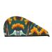 National Parks Sunshine Trees Coral Velvet Dry Hair Cap - Ideal for Travel Pool Parties Beaches & Bathing - Buy Online on GoSupps.com