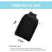 KDK Exfoliating Bath Gloves Loofah Mitts for Women and Men - 1 Piece Black - Buy Online on GoSupps.com