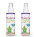 Hair Detangler Spray for Kids. Made with Organic Aloe and Natural Vitamins to Hydrate. Organic Detangler and Leave In Conditioner for Children & Adults. No Chemicals or Fragrance. USA Made. (2 Pack) 4 Fl Oz (Pack of 2)