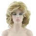Blonde Wavy Short Wigs Wig Synthetic Heat Resistance Hair Wigs For Women