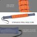 Kamileo Muscle Roller Massage Roller for Muscle Relief and Recovery - Orange - Buy Online on GoSupps.com