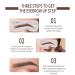 Eyebrow Stamp Stencil Kit - 10 Reusable Stencils, 2 Spiral Brushes - Light Brown - Buy Online on GoSupps.com
