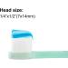 Ultra Soft Toddler Toothbrush Set - BPA-Free Extra Soft Bristles & Tongue Cleaner - Pack of 2 in Yellow & Green - Buy Online on GoSupps.com