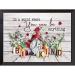 Stamped Gnome Counted Cross Stitch Kits for Adults Beginners Full Range of Cross-Stitch Stamped Kits Needlecrafts for Home Wall Decor Patterns 11.8x15.7inch Gnome Flowers Cross Stitch Kits