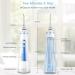 KouRy Portable Water Flosser - Multifunctional USB Charging Dental Oral Irrigator 240ml IPX7 Waterproof 3 Cleaning Modes for Home & Travel - White - Buy Online on GoSupps.com