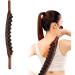 Massage Wood Stick - 3 Rows 31 Pearl Points - Ultimate Body Muscle Tension Relief Tool - Buy Online on GoSupps.com