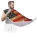 Beard Bib Apron Beard Bib Hair Catcher for Men Shaving and Trimming Non-Stick Waterproof Beard Cape Grooming Cloth Usa Flag Basketball Grunge