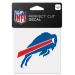 WinCraft NFL Unisex Adult Standard Buffalo Bills 4 Inches x 4 Inches Black